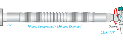 Montură Cateter Extensibilă HME MN 132-08
